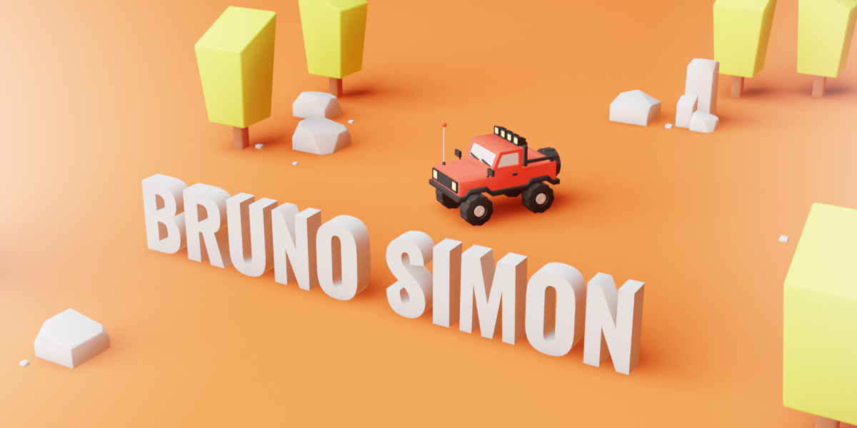 Bruno Simon browser game cover